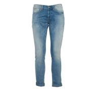 Slim Fit Blå Denim Jeans