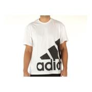 Herre Hvid Print T-shirt