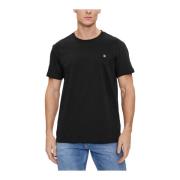 Broderet Badge Herre T-Shirt