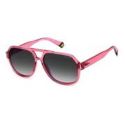 Pink Polycarbonat Solbriller Polarized-Grade