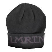 Sort Herre Broderet Logo Beanie
