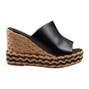 Raffia Kile Læder Sandal