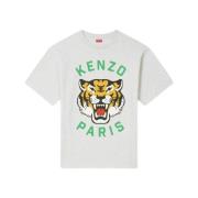 Lucky Tiger Print Oversize T-shirt