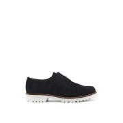 Suede Cap Toe Lace-Up Sko