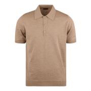 Merino Wool Polo Shirt Korte Ærmer