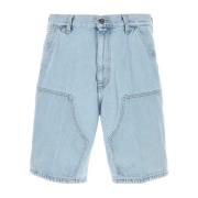 Denim Double Knee Short Bukser