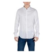 Stretch Fabric Button-Up Skjorte