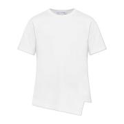 T-shirt med asymmetrisk kant