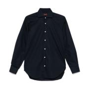 Midnight Blue Poplin Skjorte