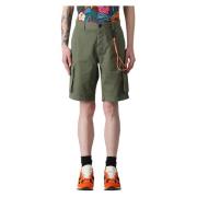 Militære Solide Bermuda Shorts