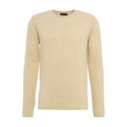 Luksuriøs Brun Strik Pullover AW24