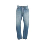 Blå Loose Fit Jeans