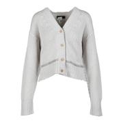 Luksus Uld Silke Kashmir Cardigan