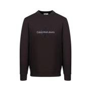 Chenille Logo Crew Neck Sweater