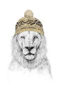 Plakat Winter Lion