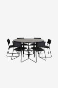 Spisegruppe Copenhagen med 6 spisebordsstole Kenth