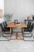 Spisegruppe Picasso med 6 Levis spisebordsstole