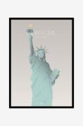 Malerifabrikken - Billede New York Liberty statue - Flerfarvet - Bille...