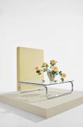 Pastill - Lulu sofabord krom/glas 100x100 cm - Sølvfarvet - Sofaborde ...