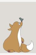 Pelcasa - Plakat The Fox - Beige - Plakater & billeder - - Homeroom