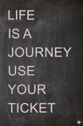 Malerifabrikken - Plakat Life is a journey - Hvid - Posters - - Homero...