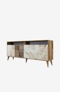 Hanah Home - Aflastningsbord Milan 180 cm - Brun - Skænke & sideboards...