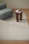 &Home - Tæppe Daisy Minicheck - Hvid - Fladvævede tæpper - - Homeroom