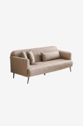 Hanah Home - Sofa 3-sædet Revos - Brun - 3-pers. sofaer - - Homeroom