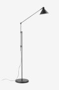 Kave Home - ODINE gulvlampe af sort metal - Sort - Gulvlamper - - Home...