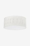 PR Home - Plafond Plissé Stygn 45 cm - Hvid - Badeværelsesbelysning - ...