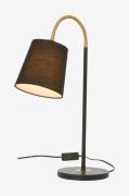 Aneta Lighting - Bordlampe Ljusdal/mat messing - Sort - Bordlamper - -...