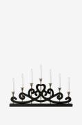 Markslöjd - NIGHTFALL lysestage 7 lys - Sort - Adventslysestager - - H...
