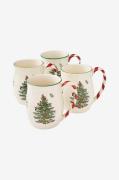 Spode - Krus Christmas Tree 40 cl 4-pak - Hvid - Kopper & krus - - Hom...