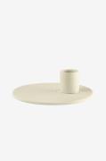 Blomus - Lysestage Nona Ø12 cm - Beige - Lysestager & lanterner - - Ho...