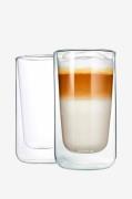 Blomus - Latte Macchiatoglas Nero 32 ml 2-pak - Transparent - Kopper &...