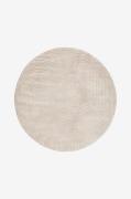 KM Home - Luvtæppe Genova Zen rund - Beige - Fladvævede tæpper - - Hom...