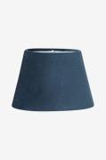 PR Home - Lampeskærm Oval Velour 20 cm - Blå - Lampeskærme - - Homeroo...