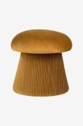 House Nordic - Puf Hampton - Gul - Fodskamler & puffer - - Homeroom