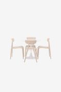 Venture Home - Spisegruppe Hamden med 4 stk. stole Ursholmen - Beige -...