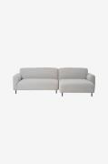 House Nordic - Lounge-sofa Salvador - Grå - Sofaer med chaiselong - - ...