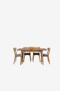 Wood Furniture - Spisebord Isku 110-145X70cm, udtræk, eg - Brun - Spis...