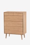Torkelson - Kommode Scandi 3+2 skuffer - Natur - Kommoder - - Homeroom