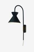 Aneta Lighting - Væglampe Coni - Sort - Væglamper - - Homeroom