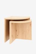 Karup Design - Kombiner sidebordssæt - Brun - Småborde - - Homeroom