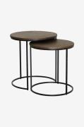 Nordic Furniture Group - Kaffebordssæt Duett 49 eg - Brun - Sofaborde ...
