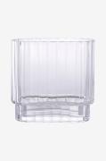 House Nordic - Riflet glasvase - Transparent - Urtepotteskjulere & vas...