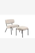 Loft24 - Lounge-stol Jerry - Hvid - Lænestole - - Homeroom