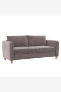CosmoLiving by Cosmopolitan - Sofa 3 sæder Coco - Grå - 3-pers. sofaer...