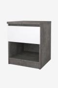 Tvilum - Naia Natbord 1 skuffe - Pakke - Grå - Sengeborde - - Homeroom