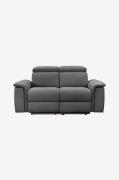 Loft24 - 2-personers sofa med manuel afslapningsfunktion Pareli - Grå ...